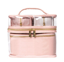 Load image into Gallery viewer, Pink cosmetic bag
